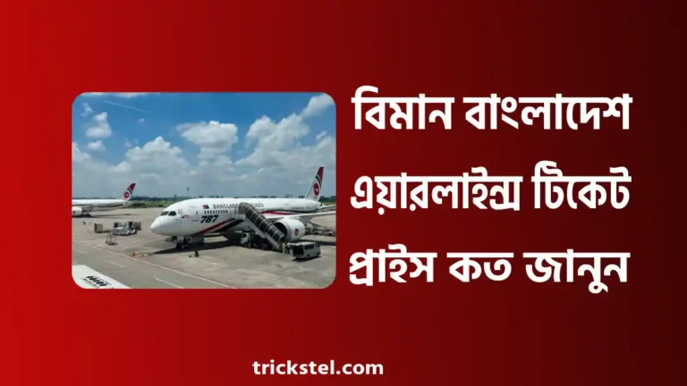 বিমান বাংলাদেশ এয়ারলাইন্স টিকেট প্রাইস, ফ্লাইট সিডিউল, টিকেট বুকিং