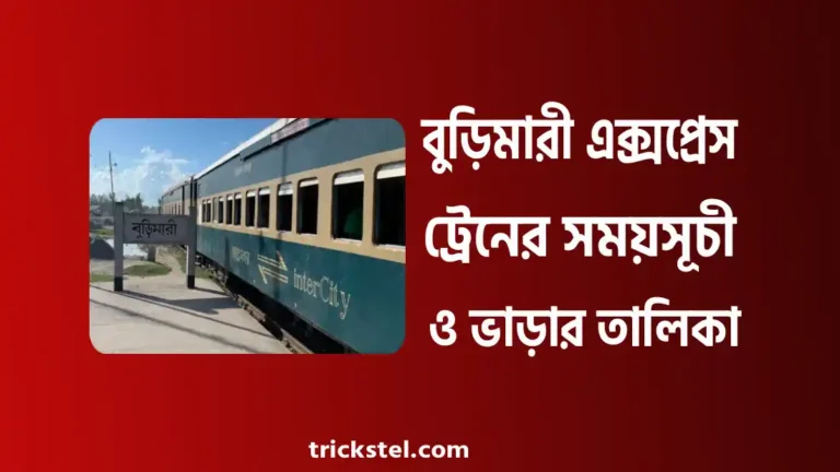 বুড়িমারী এক্সপ্রেস ট্রেনের সময়সূচী, ভাড়া ও স্টপেজ ২০২৬